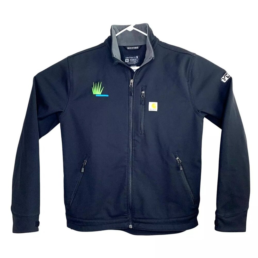 Carhartt Rain Defender Mens Relaxed Fit Softshell Jacket Black Medium OJ2199